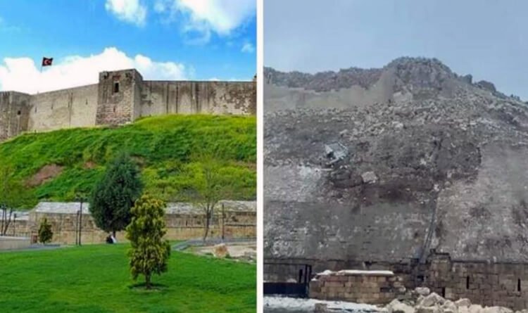 زلزال تركيا يُسوّي قلعة غازي عنتاب التاريخية بالأرض