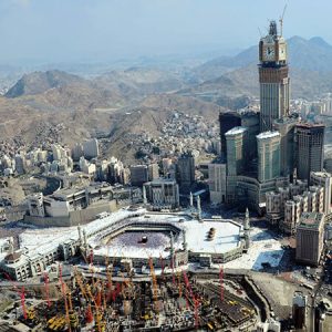 Mecca clock tower reconstruction 2010 AFP 1