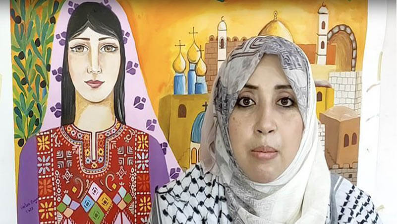 الفنانة الفلسطينية هبة زقوت حلمت بالحرية فاغتالتها الغارات الإسرائيلية