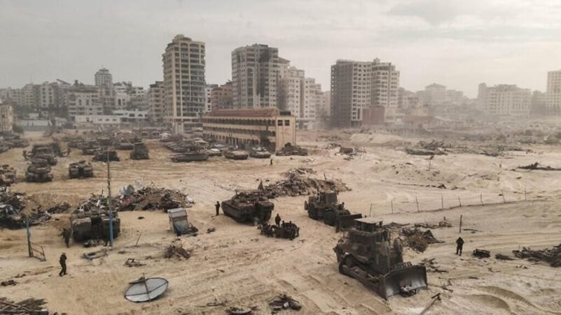 رويترز إسرائيل تعد خطة لإقامة منطقة عازلة بغزة