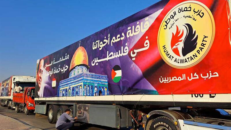شركة مرتبطة بالمخابرات المصرية تتقاضى 5000 دولار مقابل توصيل المساعدات عبر الحدود
