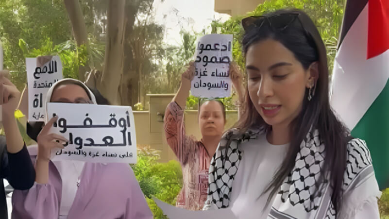 Egypt detains women protesting Israels war on Gaza outside UN Women office in Cairo 1