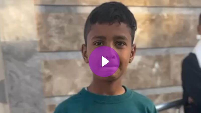 نجا مسبقًا من القصف. صندوق مساعدات يقتل الطفل زين عروق بغزة