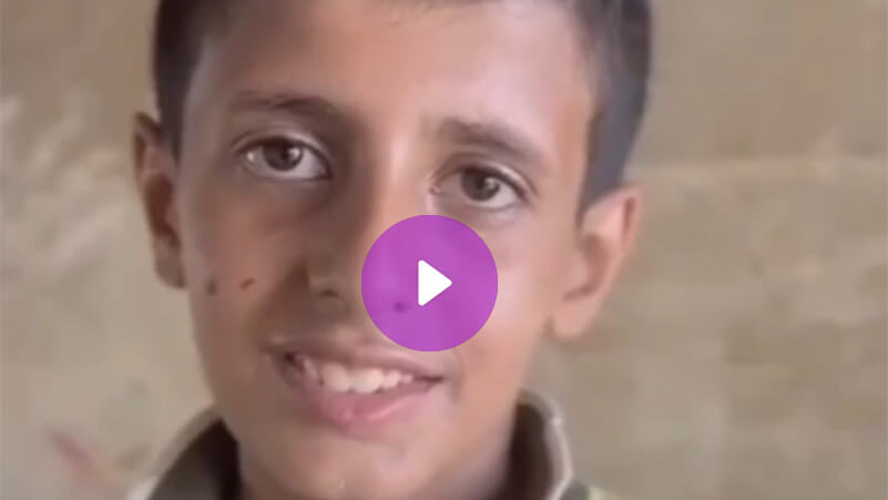 الطفل الوحيد الناجي من قصف الاحتلال يروي لحظات ارتقاء عائلته