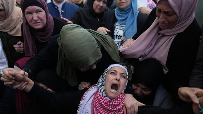 Palestinian women endure increasing violence depression from Israeli war survey finds