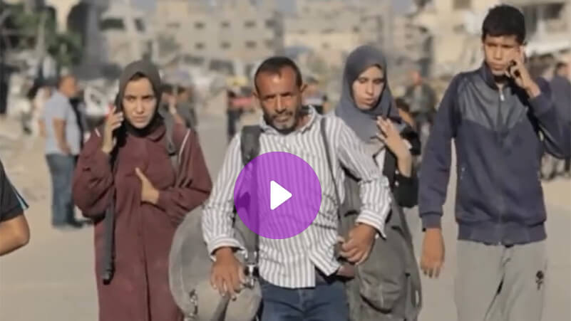 نكبة جديدة … مشاهد مؤلمة للنزوح من شمال غزة 1