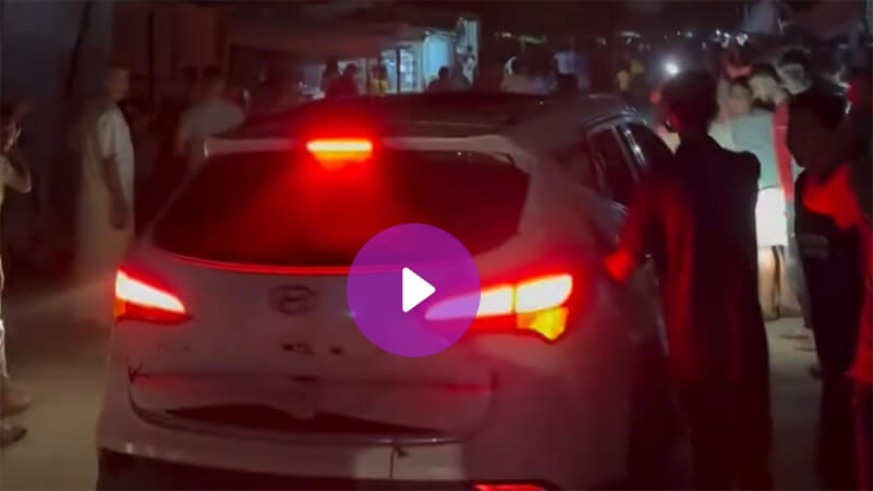 مشاهد من قطاع غزة بعد إطلاق صواريخ من إيران