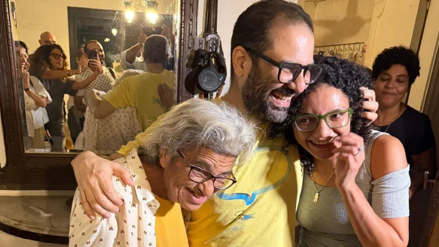 Home 1 Cairo Alaa Abd el Fattah Laila Soueif Sanaa Seif 22 September 2025 supplied.jpg