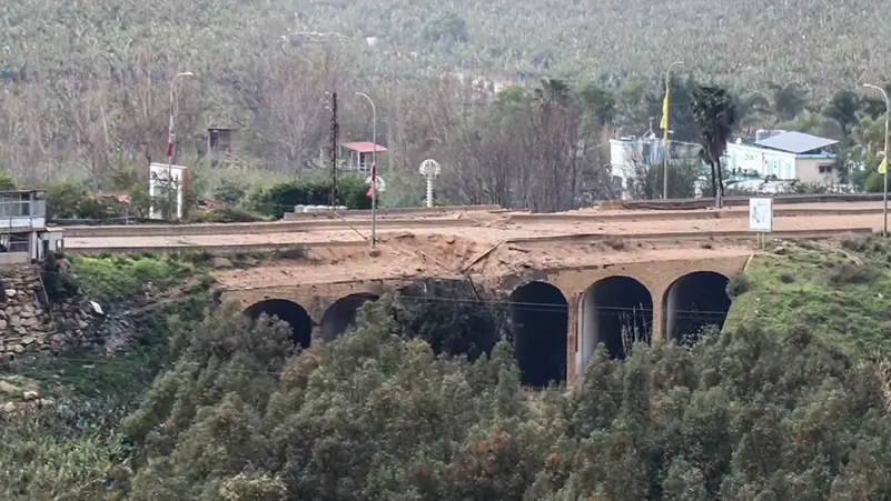 Home 1 Israel destroys key bridge in southern Lebanon stoking fears of ground invasion